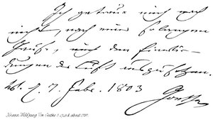 Johann Wolfgang von Goethe, nar. 1749, narozen kolem roku 1797 od English School