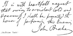 John Braham , (zpěvák) od English School