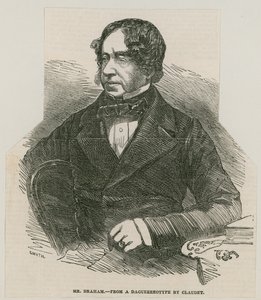 John Braham, zpěvák; z daguerrotypie od Claudeta od English School