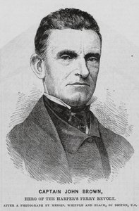 John Brown, americký abolicionista (rytina) od English School