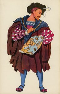 John Cabot (barevné lito) od English School