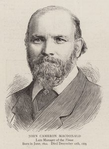 John Cameron Macdonald (rytina) od English School