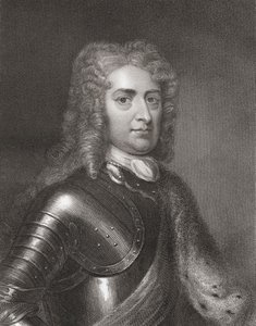 John Churchill (1650-1722) 1. vévoda z Marlborough z Galerie portrétů, publikoval v roce 1833