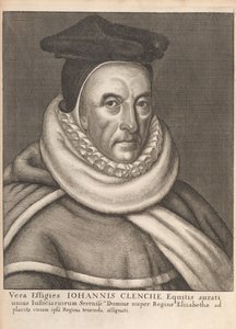 John Clenche, z Historical Memorials of the English Laws od Williama Dugdalea, Londýn 1666