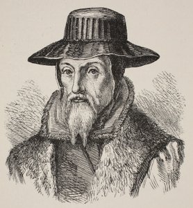 John Foxe, ilustrace z anglikánské církve: Spence-Jones, vyd. cca 1910 (sépiová fotografie). od English School