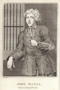 John Hanna, popraven 14. září 1739 od English School