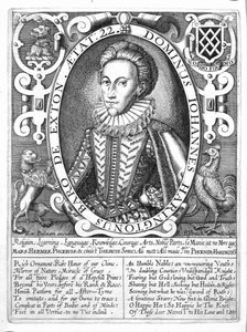 John Harington, 2. baron Harington z Extonu, vyryl Renold Elstrack, asi 1610-14 od English School