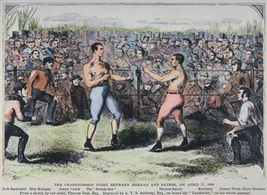 John Heenan versus Tom Sayers od English School