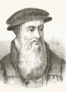 John Knox, z „Národní a domácí historie Anglie“ od Williama Hickmana Smith Aubrey (1858-1916), vydaný v Londýně, kolem roku 1890 od English School