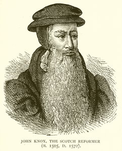 John Knox, skotský reformátor (B. 1505, D. 1572) od English School