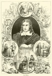 John Milton (rytina) od English School