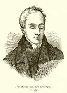 John Murray čte noviny od English School
