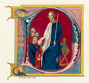 John Of Gaunt, Duke Of Lancaster (barevná rytina) od English School