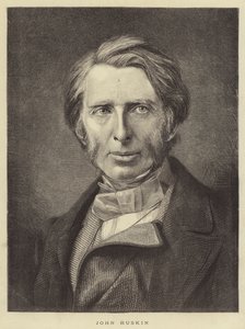 John Ruskin (rytina) od English School