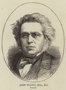 John Tillett, Esquire, MP (rytina) od English School