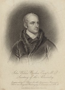 John Wilson Croker , irský státník a spisovatel od English School
