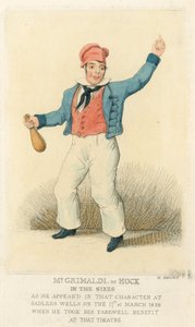 Joseph Grimaldi jako Hock od English School