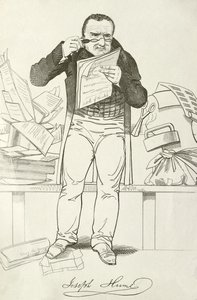 Joseph Hume , skotský lékař, politik a Radical MP (rytina) od English School