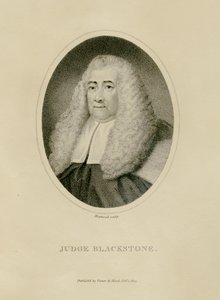 Judge Blackstone, cca 1800 (rytina) od English School
