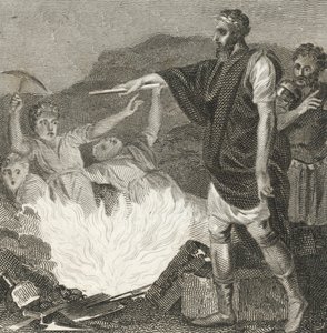 Julián Apostata nařizuje obnovu Jeruzaléma (rytina) od English School