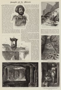 Junagadh and the Mekranis (rytina) od English School