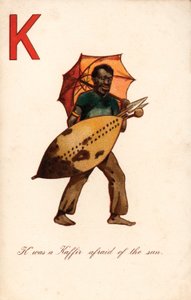 K, Kaffir (barevné lito) od English School