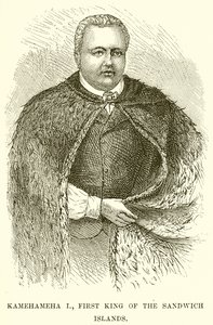 Kamehameha I, první král Sandwichových ostrovů od English School