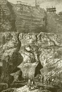 Diamantový důl Kimberley, Jižní Afrika od English School