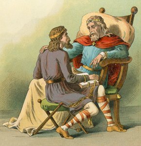 Král Alfréd dával rady svému synovi od English School
