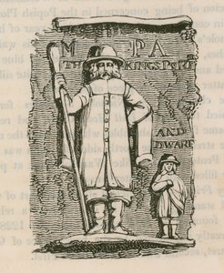 King Charles 1st Porter & Dwarf od English School