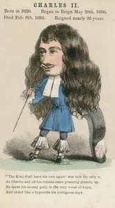 King Charles II (akvatinta) od English School