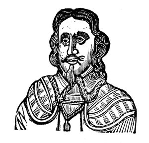 Král Karel I. (dřevořez) od English School