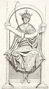 King Edgar (z Cotton MS) od English School