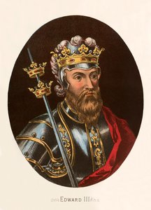 Král Edward III od English School