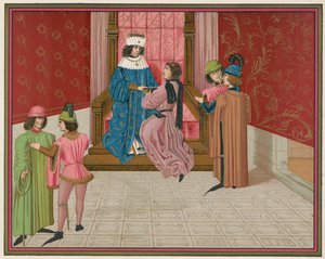 Král Edward IV a Richard vévoda z Gloucesteru od English School