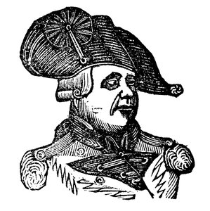 King George III (dřevořez) od English School