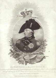 Král Velké Británie a Irska Jiří III od English School
