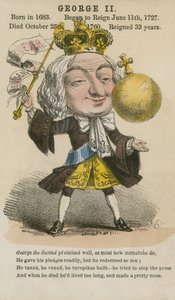 King George II (akvatinta) od English School