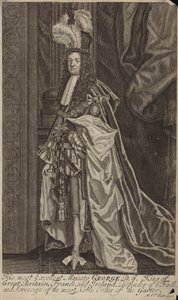 Král Velké Británie a Irska Jiří I od English School