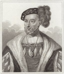 King James V (tečkovaná rytina) od English School