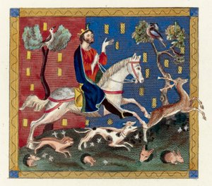 King John (barevná rytina) od English School