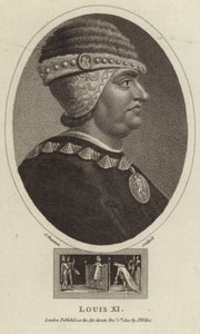 Francouzský král Ludvík XI od English School