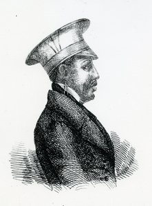 King Moshoeshoe I (asi 1786-1870) (rytina) od English School