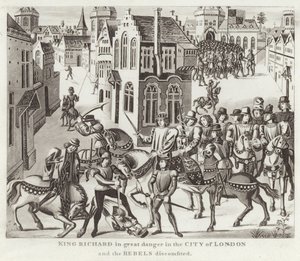 Král Richard ve Velkém nebezpečí v City of London a rebelové jsou v šoku od English School