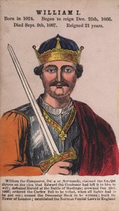 King William I (barevná rytina) od English School