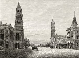 King William Street, Adelaide, c.1880, z 