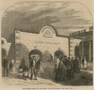 Kings Cross Market, který bude otevřen v sobotu 8. srpna 1868 od English School
