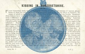 Líbání v Somersetu (litho) od English School