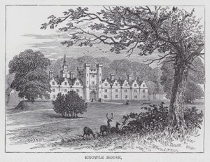 Knowle House (rytina) od English School