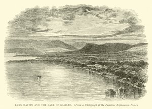 Kurn Hattin a Galilejské jezero od English School